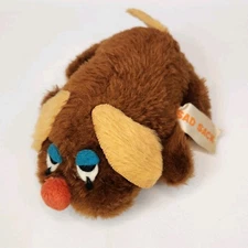 Vintage 1973 Sad Sack Puppy Dog Plush Russ Berrie & Co Made In USA Collectible