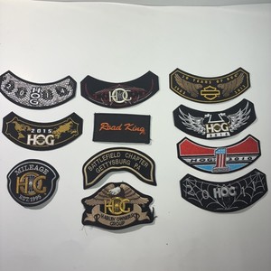 Harley Davidson Hog Lot Of 11 Patches