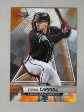 2025 Bowman's Best  Corbin Carroll Orange Refractor /25 Arizona Diamondbacks #8