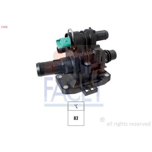Thermostat KüHlmittel Facet 7.8708 Made In Italy - Oe Equivalent FüR Alfa Romeo-image
