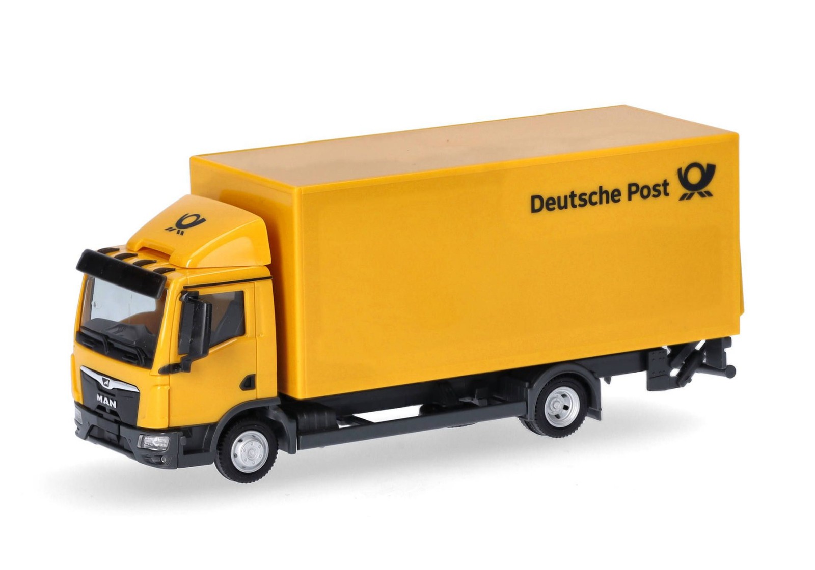 Camion HERPA MAN TGL K-LKW DEUTSCHE POST 1/87 haute precision pour collectionneur