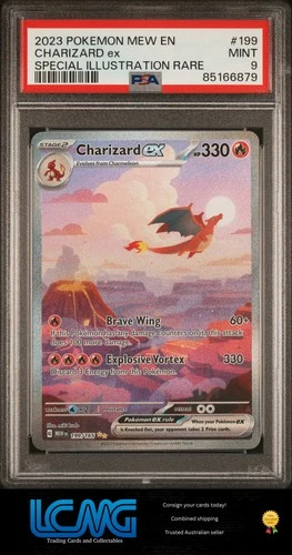 2023 Pokemon 151 #199 Charizard Ex Special Illustration Rare PSA 9