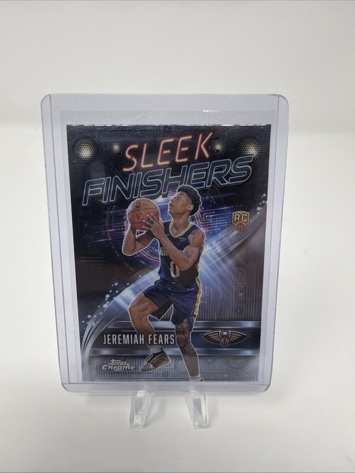2025-26 Topps Chrome Jeremiah Fears Sleek Finishers (RC) SF-27 NO Pelicans