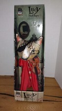 Lucy Kitten w/ Violin Hand Puppet. Puppet Heap - New in Package