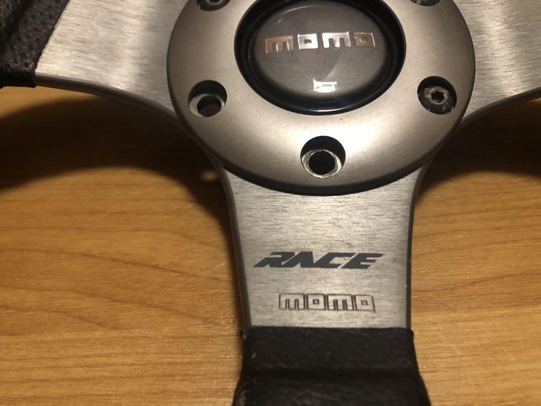MOMO RACE Steering Wheel TYP D32 KBA 70142 Used 2 Bolts