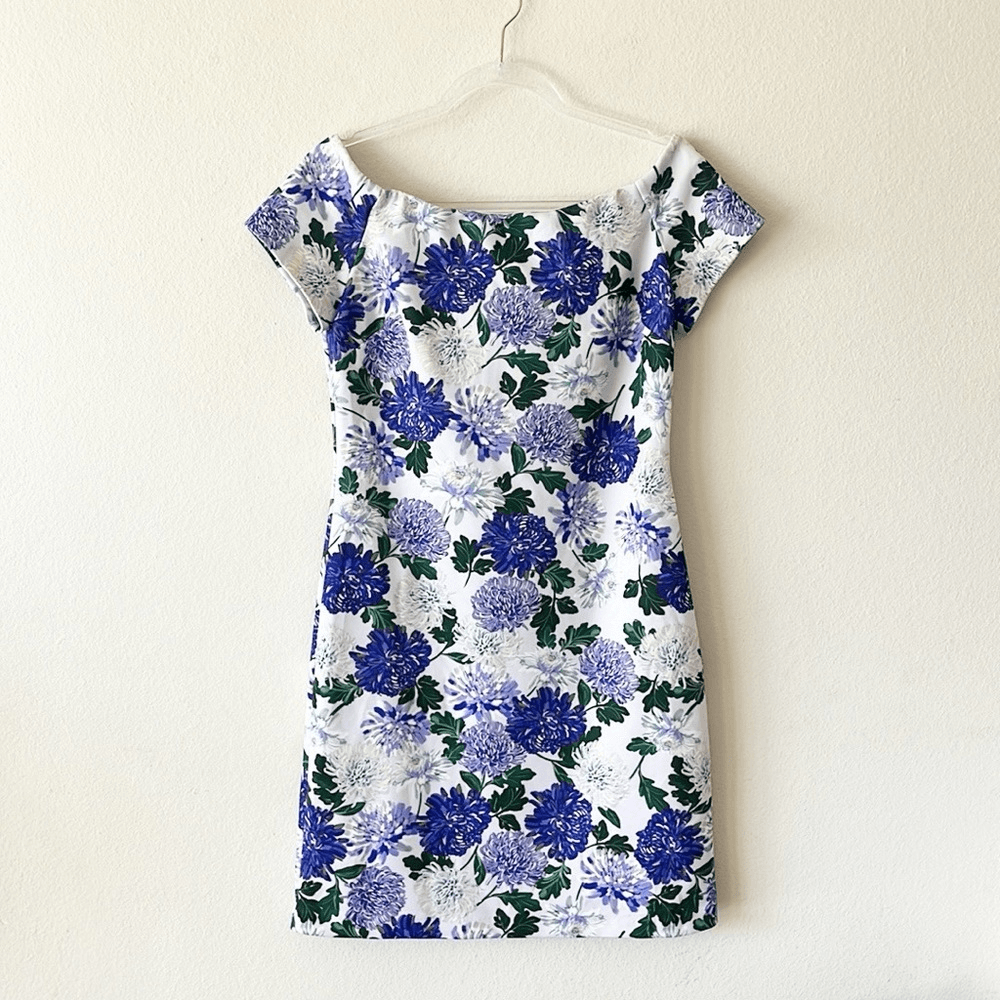sam edelman off the shoulder floral dress SAM EDELMAN Floral Off the Shoulder Midi Dress Size 6 NWOT