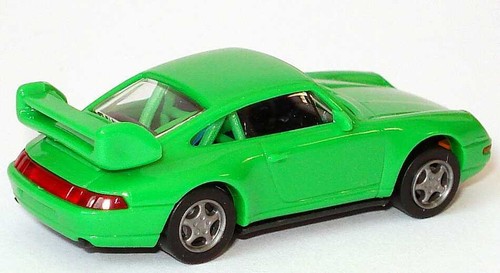 1:87 Porsche 911 3.8 Cup tipo 993 verde lima con jaula antivuelco - modelo europeo 00406 - Imagen 2 de 3