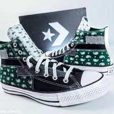 Size 11.5 - Converse Chuck Taylor All Star High Hacked Patterns