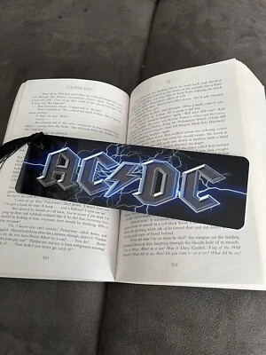 AC/DC 8” Metal Bookmark