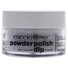 Cuccio Colour Pro Powder Polish Nail Colour Dip System - Silver Glitter - 0.5 oz