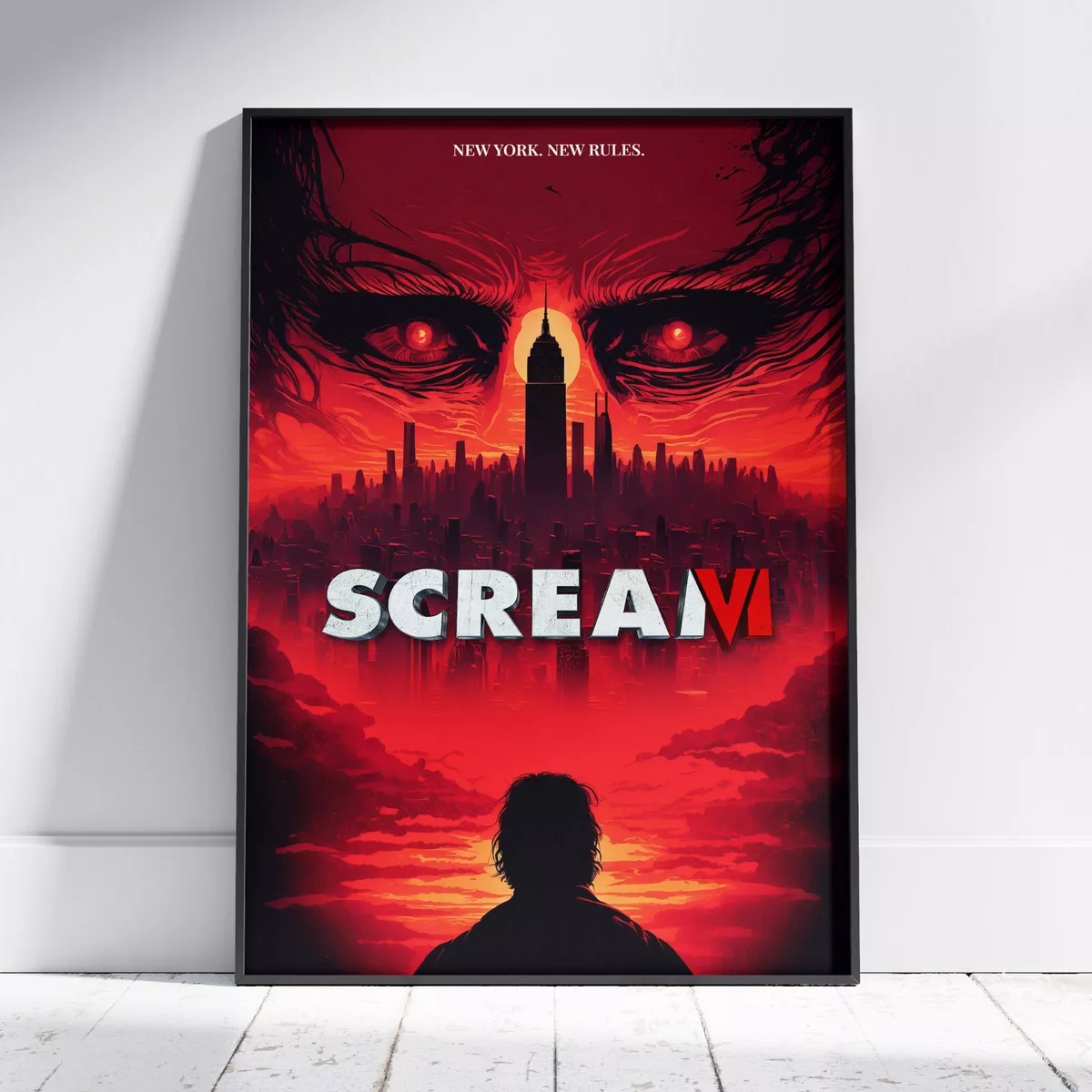 New York New Rules Blood Knife Ghostface Scream 6 Poster, Horror