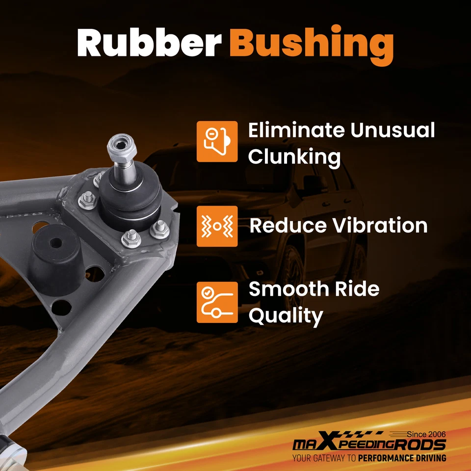 Front Upper & Lower Control Arms Set For 1968-1974 Chevy Nova 67-69 Camaro - Image 3 of 4