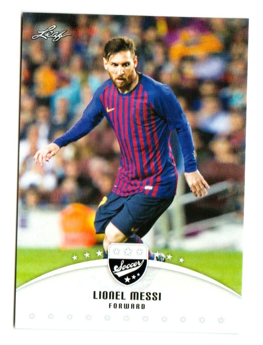 Rare  Lionel Messi 2020 Feuille Stars Football Carte #LS-02 ! Très Bon  État