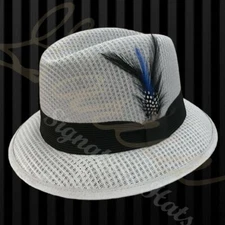 Classic Light Grey Lowrider Derby Style Garcia Signature Hat Original
