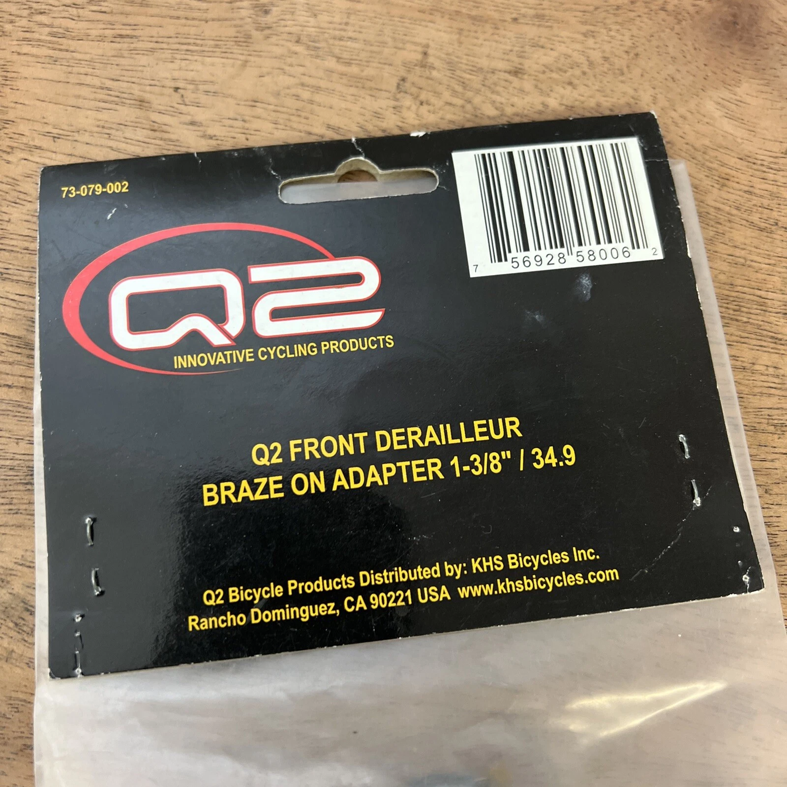 Q2 Front Derailleur Braze-on Adapter