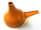 Vintage Tupperware Large Orange Funnel #1227 - Giant Hersheys Kiss maker