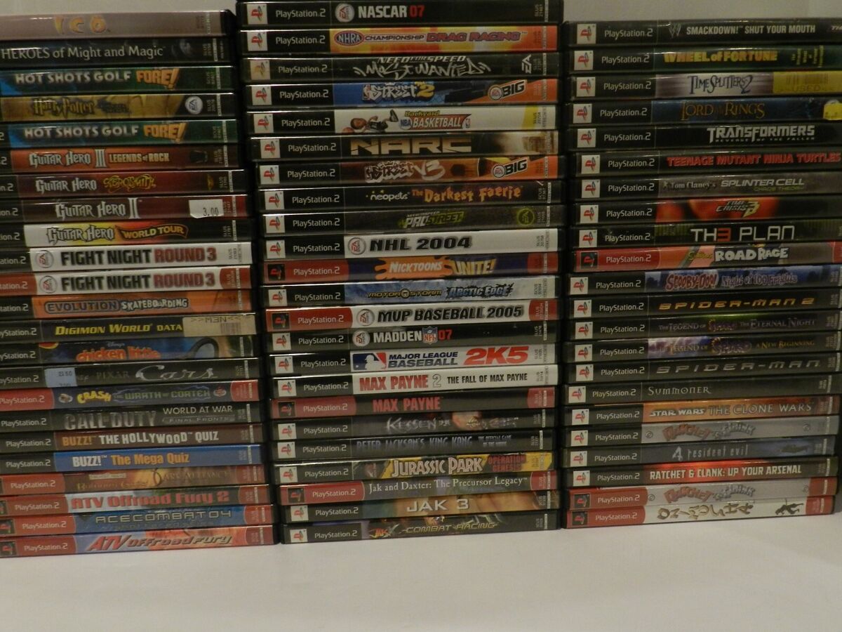 PlayStation 2 (PS2) Games - Pick & Choose Selection Lot (Shooter, Sports &  More)