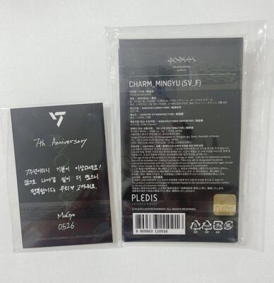 SEVENTEEN - ミンギュ・ジョシュア 7th CELEBRATION CHARM Mingyu 7Th Celebration Charm Seventeen Anniversary | eBay