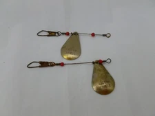 2 Vintage STRIKE MASTER Fishing Spinners, Minneapolis, MN  Lot E-174