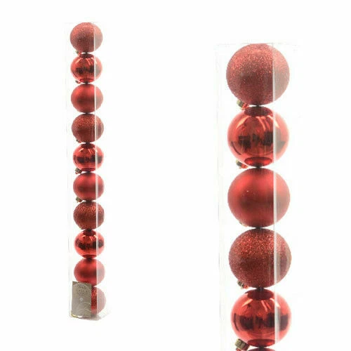 Decorazioni rossi per albero di Natale