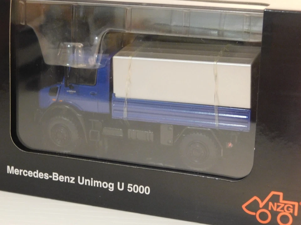 NZG Unimog Mercedes-Benz U5000 1/50 nr.9111/20 blu - Immagine 3 di 3