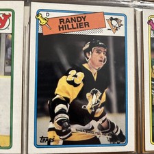 1988-89 Topps Pittsburgh Penguins Hockey Card #158 Randy Hillier