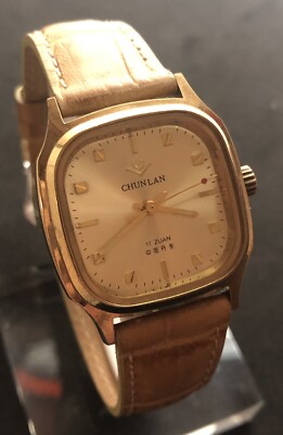 Vintage CHUN LAN Watch FANG ZHEN Mechanical Wristwatch 17 ZUAN