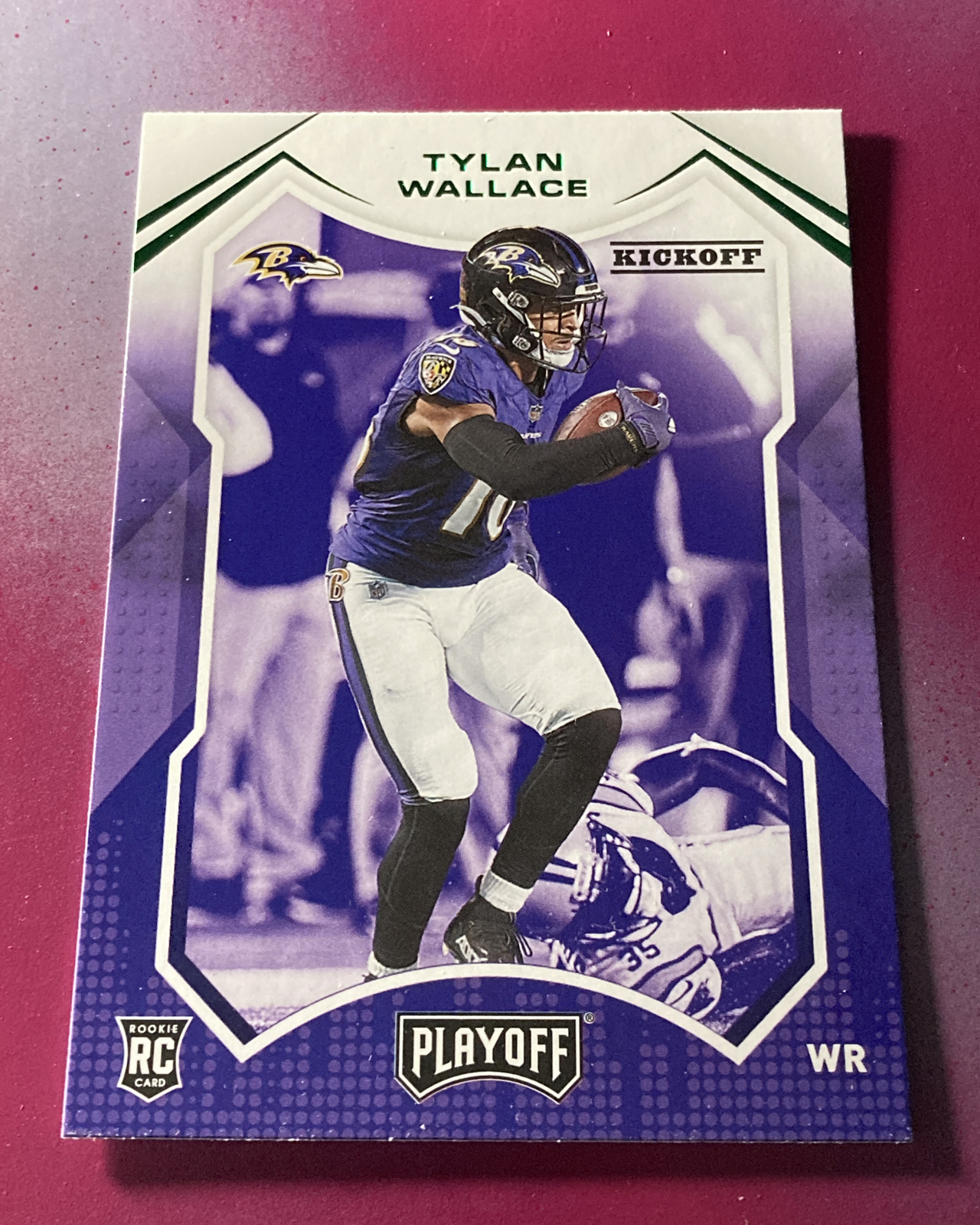 2021 Panini Playoff Tylan Wallace Kickoff Parallel RC #236 Baltimore Ravens