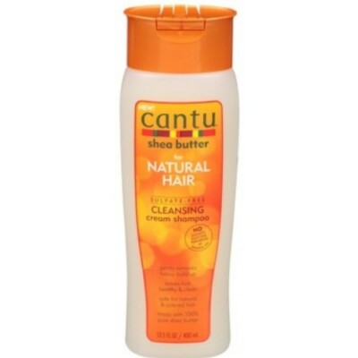 3x Cantu Cleansing Cream Shampoo 4 Natural Hair, Sulfate-Free, 13.5 Fluid Ounce