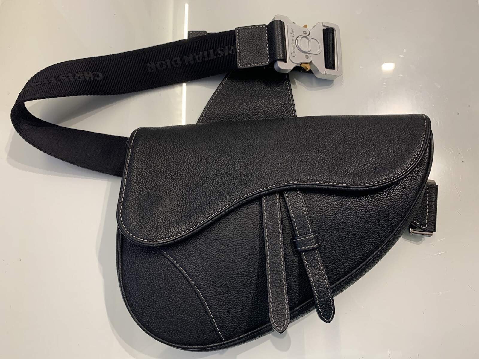 DIOR x ALYX Saddle Belt Cross-body Bag - Black