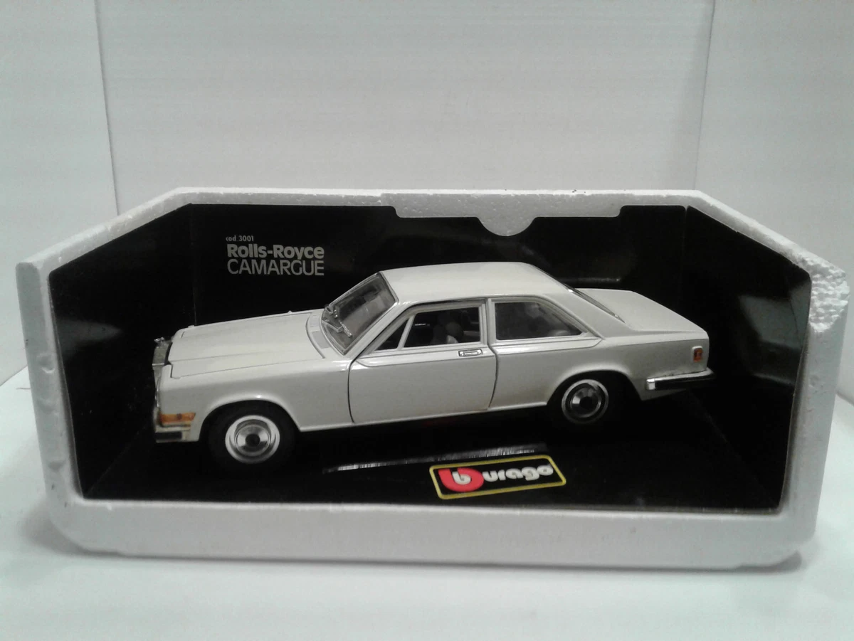 Burago Rolls-Royce Camargue Diecast Metal 1/22 Scale Model White