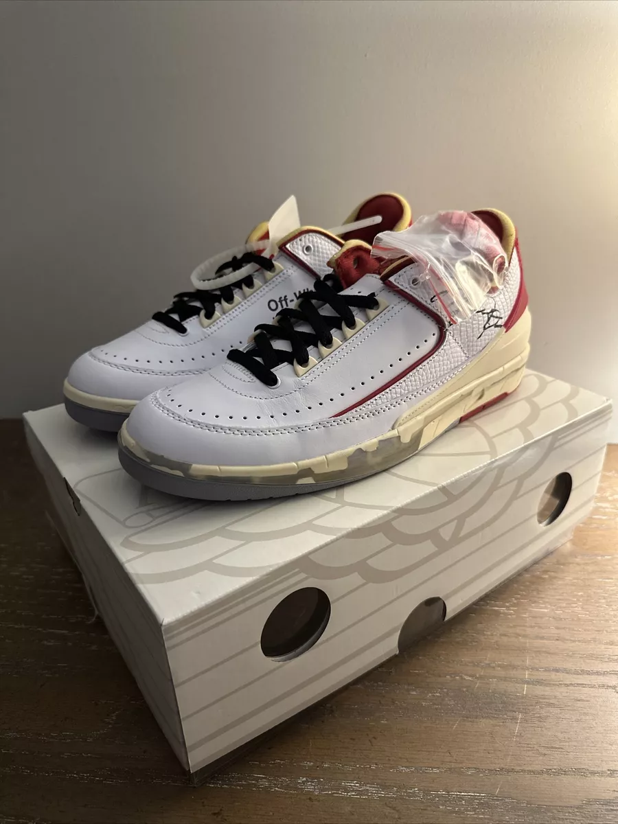 Off-White x Air Jordan 2 Low White Red DJ4375-106 Release Date - SBD