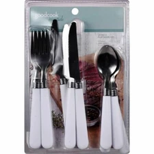 GOODCOOK ESSENTIALS 12 PIECE FLATWARE SET