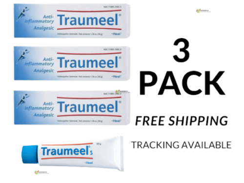 Traumeel S Heel Cream Solution Anti-Inflammatory ,Joint pain 50g 3 PACK - Afbeelding 1 van 6