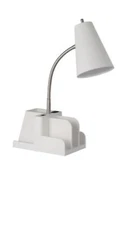 Room Essentials Organizer Task  Desk Table Lamp, LED Light Bulb Included, NEW
