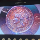 1867 Indian Head Small Cent Bronze BN KM#90 Philadelphia Business Strike