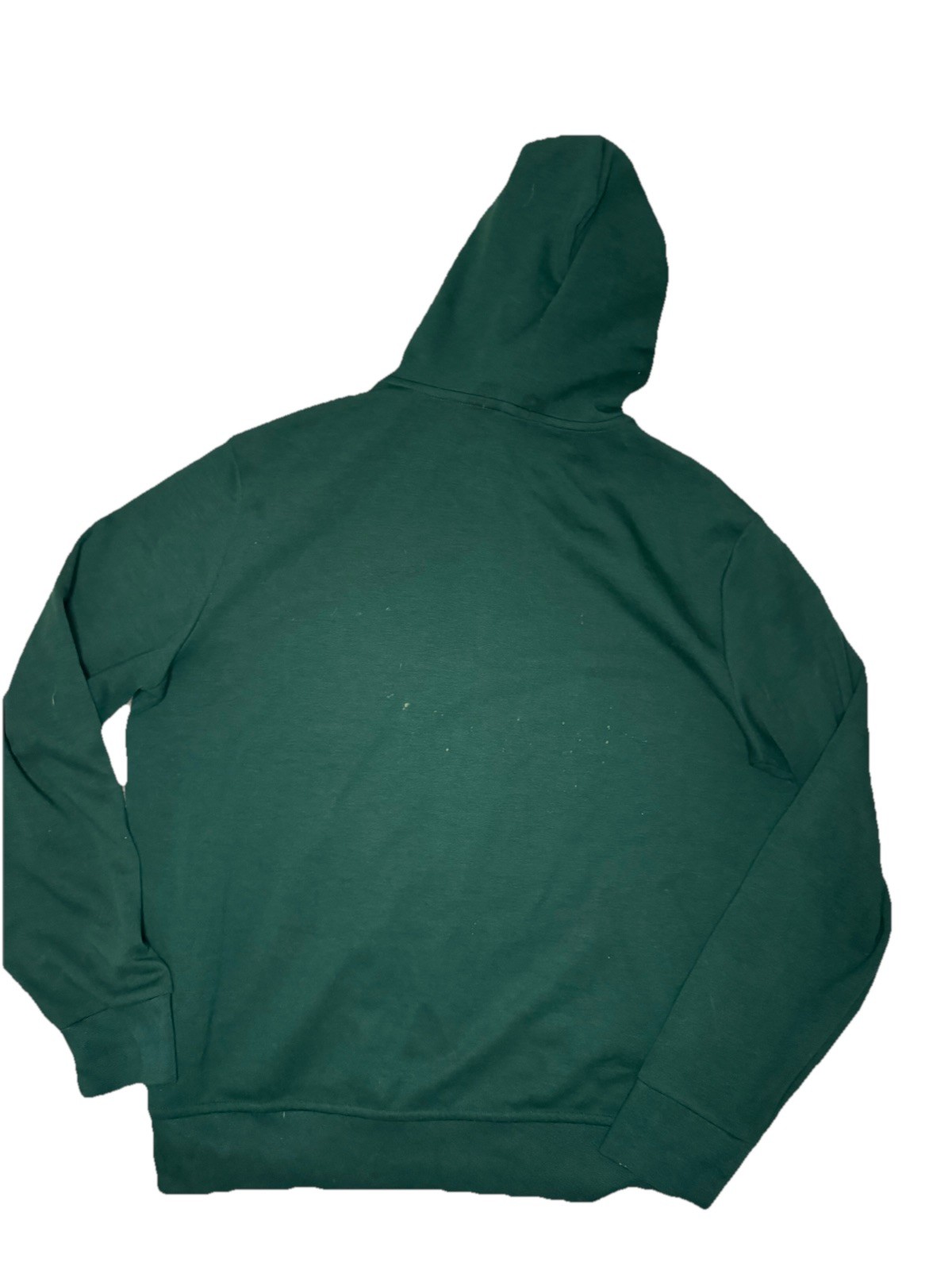 Polo Ralph Lauren verde pino full zip cappuccio bianco pony taglia XL