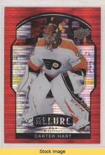 2020-21 Upper Deck Allure Red Rainbow Carter Hart #12 READ 0nr3