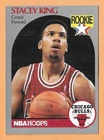 STACEY KING CHICAGO BULLS ROOKIE #66 NBA HOOPS 1990-91