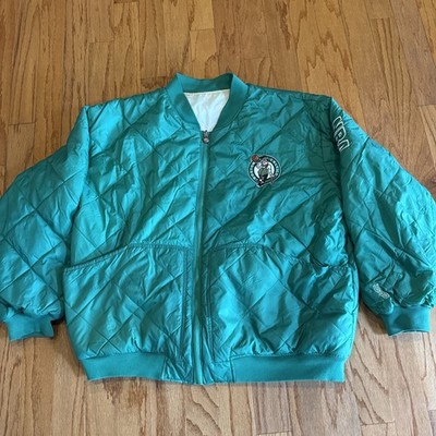 Vintage Boston Celtics USG NBA Store Reversible Bomber Jacket - Sz 3XL white gre
