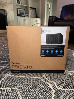 SYNOLOGY DS1515+ 5-BAY NAS DISK STATION WITH 5X 3 TB WD DRIVES **OPEN BOX** 