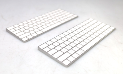 Lot 2x Apple A1644 Wireless Magic Keyboard (EMC2815) - Silver | eBay