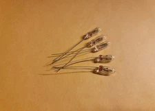 (5) McIntosh C34v, C32, C33 & C30 FRONT PANEL ORIGINAL 6.3v LAMPS -#8610 BULBS