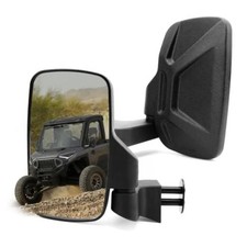 UTV Side Mirrors HD SXS Mirrors Door Mounted Adjustable Breakaway Design