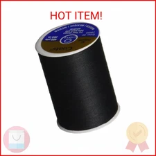 COATS Dual Duty All-Purpose Thread, 400 Yards/1 Spool of Yarn, Black