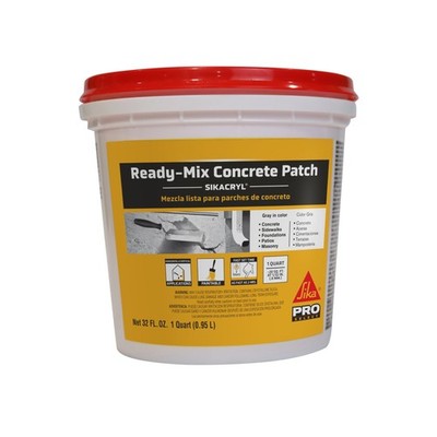 Sikacryl  Gray  ReadyMix Concrete Patch  for Repairing spalls and Cracks in ...