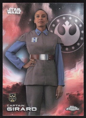 2025 Topps Chrome Star Wars Captain Girard Debut Card #17