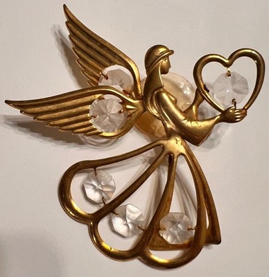 VTG 24K GP Angel Sun Catcher w/Austrian Crystal