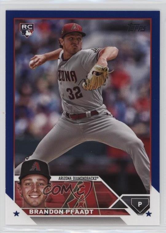 2023 Topps Update Retail Royal Blue Brandon Pfaadt #US6 Rookie RC 5w0
