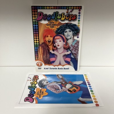 Doodlebops Lets Have Some Fun DVD+Insert Paper Good Condition DVD